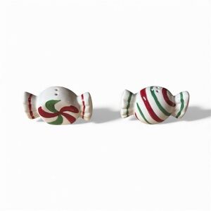 Cracker Barrel Christmas Candy Salt and Pepper Shakers